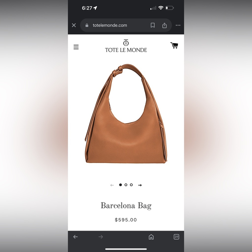 Tote Le Monde Tan Bag